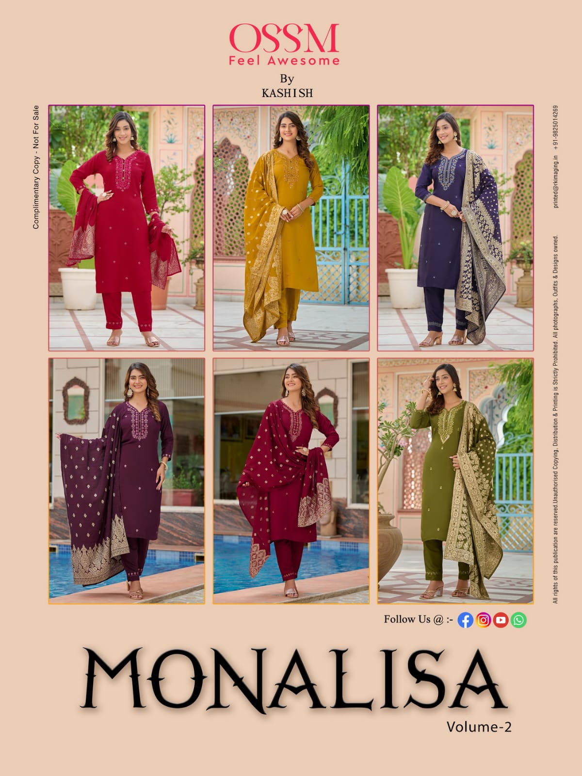 Monalisa By Ossm Readymade Suits Catalog